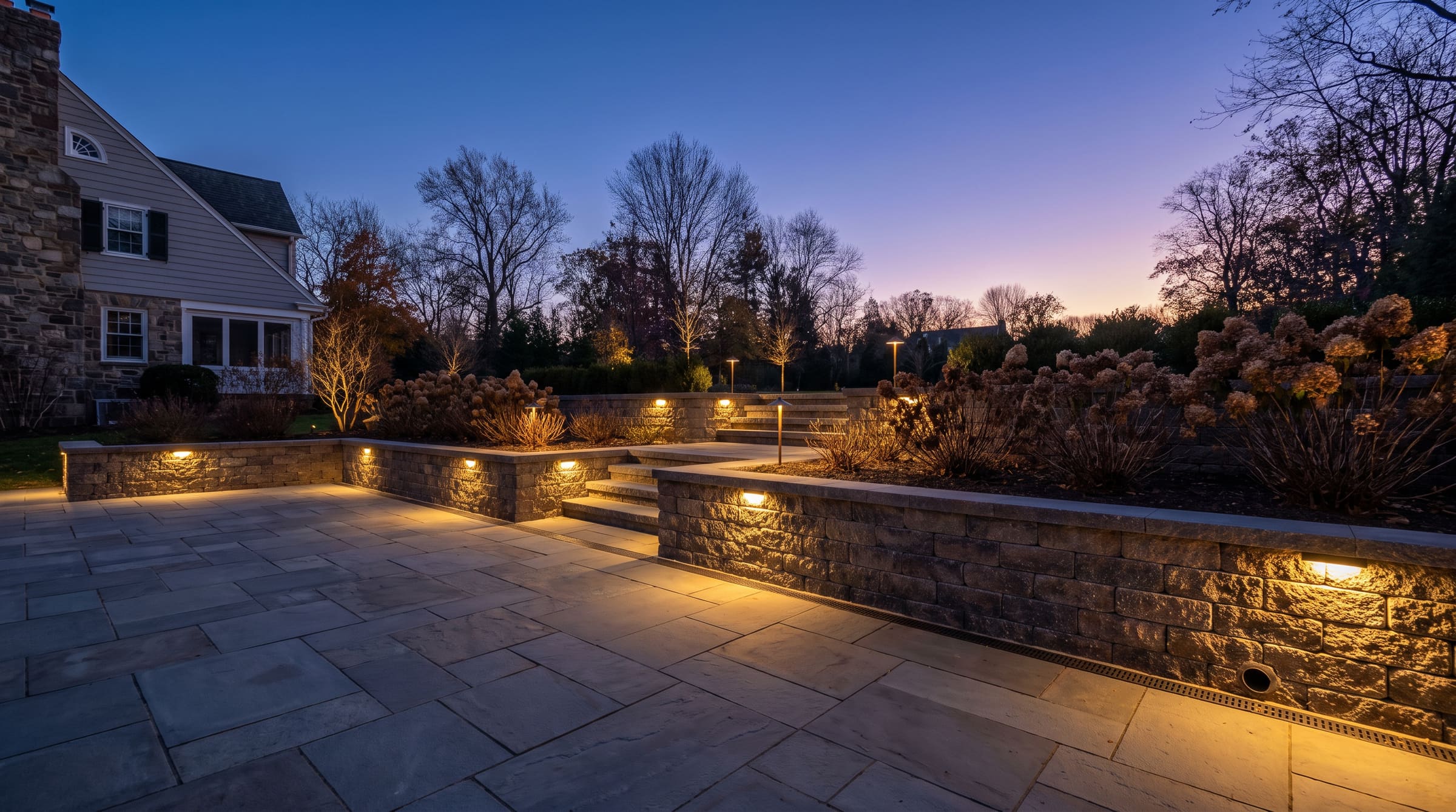 Retaining Walls & Drainage — stand-in art at final crop